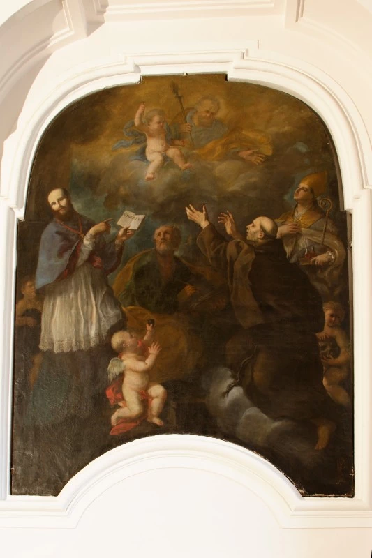 Gesù Bambino con san Giuseppe e santi